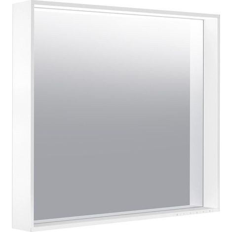 KE Miroir lumineux X-Line 33298, DALI, avec chauffage de miroir, blanc, 800x700x105mm