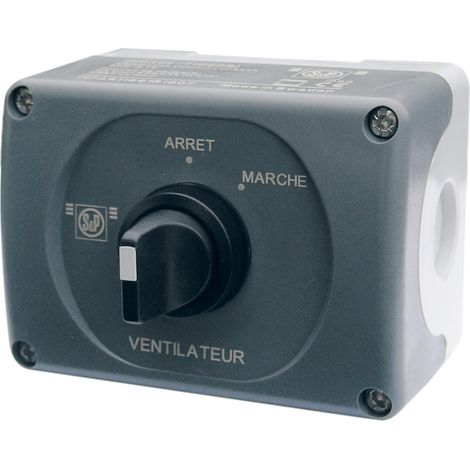 Boîtier de commande confort pour moteur 1 vitesse S&P (UNELVENT) 710008