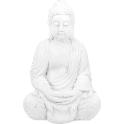 Figura di buddha bianco 70 cm (1/5)