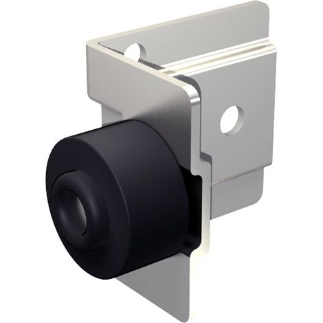 Slid'Up By Mantion – Butée en caoutchouc sur platine acier zingué – Système coulissant SLID'UP 2000 – Poids max 150 kg – Dimensions 95 x 70 x 50 mm (1/2)