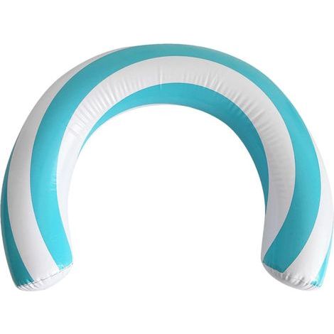 Frite de Piscine courbée 76 x 61 cm en PVC Gonflable à Rayures  Frites de piscine gonflables flottantes pour adultes hommes et femmes Pour les Fêtes Aquatiques au bord du Lac Rassemblement (1/5)