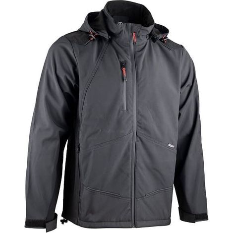 LMA Rock Softshelljacke – Grau – Dreilagig – 2307-XXXXL