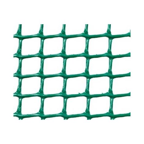 Malla Jardinería Plástica Verde 1x30. Malla de 20x20mm (1/2)