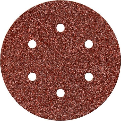 Auto-Klettscheibe ø 150 mm 6 Löcher 40 x 4 / 80 x 4 / 120 x 2 10