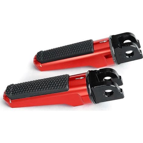 Fußrasten vorne für HONDA CB600F HORNET NEO SPORTS CAFE CB1000R CB 650R 1000R CBF600 CBF600S CBF1000 CBF 600/S 1000 – rot