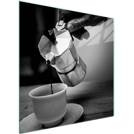Protezione in vetro per piano cottura 50x52 Caffè (1/5)