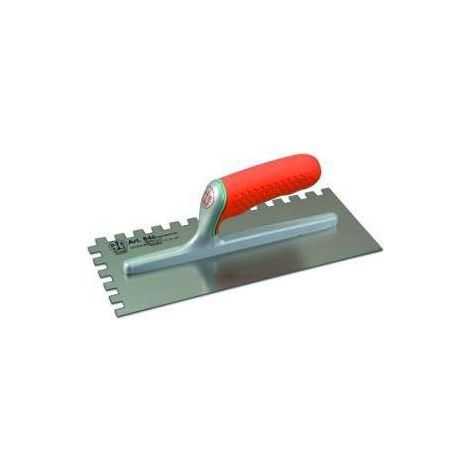 Frattazzo frattone acciaio dentato 5x7mm eccelsa 180x120 848/d dx attrezzo pavan
