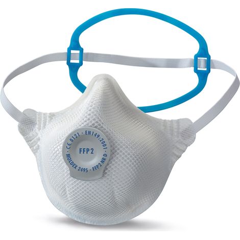 Atemschutzmaske Smart Solo® 249501 FFP2/V NR D m.Ausatemventil 20St./KT MOLDEX