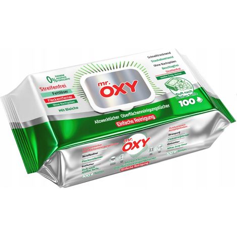 Salviette umidificate Mr. Oxy - Profumo di sapone bianco