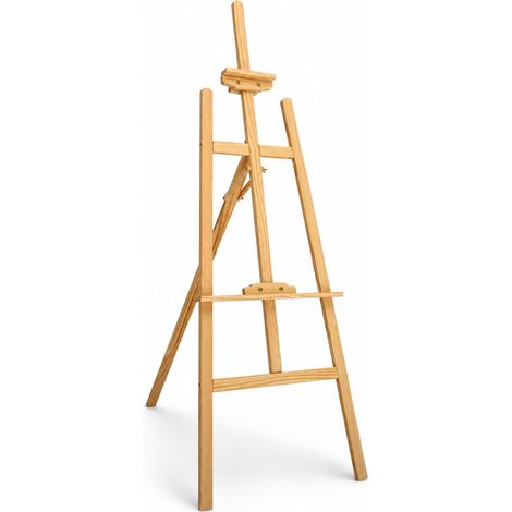 Oypla 5ft 1500mm Pine Wooden Tripod Studio Canvas Easel Art Stand