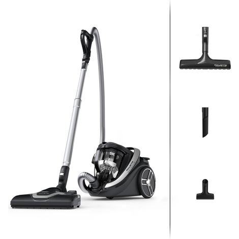 Rowenta – Aspirateur sans sac 500 W – Capacité 2,5 L – Niveau sonore 59 dB – Technologie cyclonique HEPA