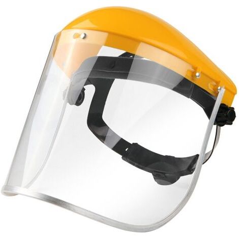Visière de protection en polycarbonate – Système de réglage à cliquet – Conformité CE – Protection optimale contre les chocs – Tolsen (1/4)