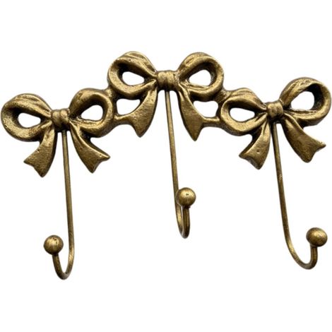 Gancio da parete a forma di papillon, decorazione per la casa facile da installare, portachiavi moderno in ferro, gancio per appendere vestiti, cappelli e (1/5)