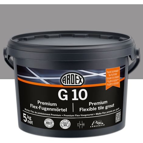 ARDEX G10 Premium Flex-Fugenmörtel Grau 5kg Eimer