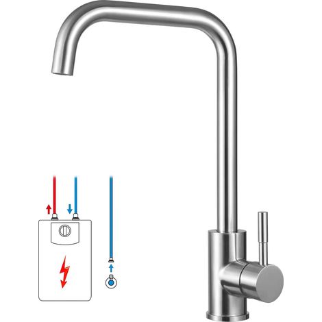 Robinet - de Cuisine Basse Pression en Acier Inoxydable à 360 °, Robinet Rotatif Robinet de Cuisine Basse Pression (1/5)