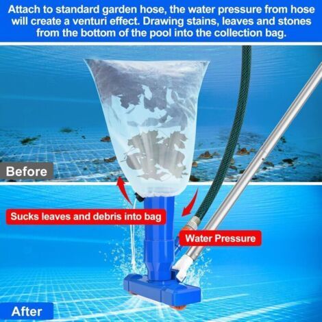 NALOOKAMIC Aspirateur de piscine, Kit d'entretien Portable avec ...