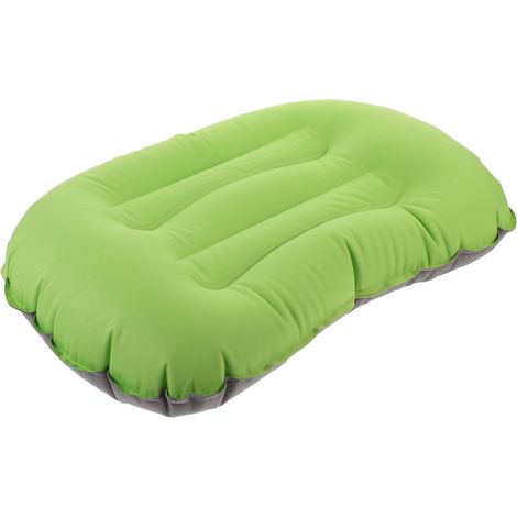 Oreiller Gonflable de Camping Ergonomique Portable et Soutien Cervical Confortable pour Randonnée Plage et Voyage et Facile à Gonfler Vert (1/5)