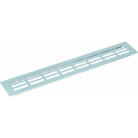 – Grille de ventilation rectangulaire 250 x 100mm – Aluminium anodisé – Installation encastrée – Aération intérieure et extérieure – Circulation d'air optimisée (1/2)