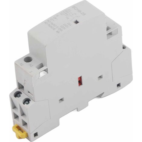 Contacteur secteur domestique sur rail DIN 2P 25A 220V/230V 1NO 1NC 50/60HZ (1/5)