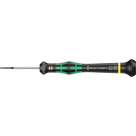 Wera 2035 Elettronica e meccanica di precisione Cacciavite a taglio Larghezza della lama: 1.2 mm Lunghezza della lama: