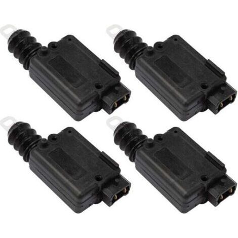 Pair 4 × Moteur Centralisation de Porte ou Coffre pour Clio 2 Duster Logan Sandero, Actionneur de Verrouillage Central pour Megane Scénic Trafic Twingo Espace Kangoo Master 2 7701039565 (1/4)