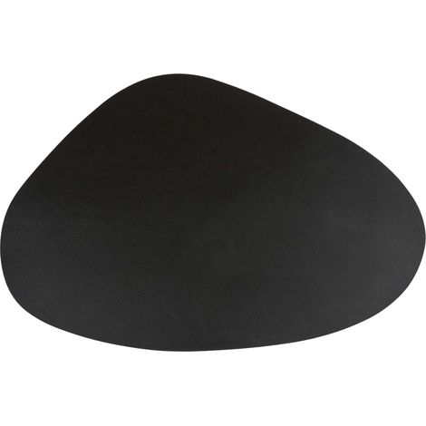 Set de table antidérapant design galet Noir 44x33 cm (1/2)