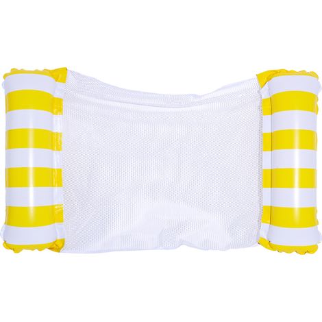 Wasserspiel-Liegestuhl, Schwimmbett-Sofa, aufblasbarer Schwimmkreis für Erwachsene (Pumpe inklusive)