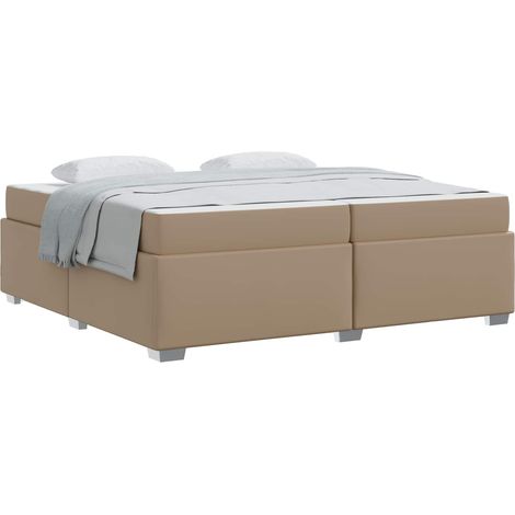 Maison Exclusive - Struttura del letto Cappuccino 200 x 200 cm PVC (1/5)