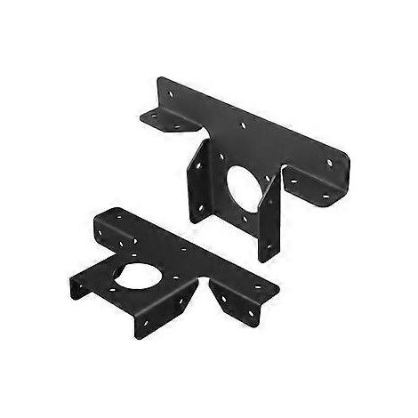 Lot de 2 supports d'angle robustes pour pergola, rallonges en T à 3 voies pour poteaux 4 x 4, kit de pergola et gazebo
