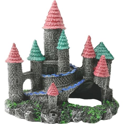 Nascondigli per acquario, decorazioni paesaggistiche - Rainbow Castle