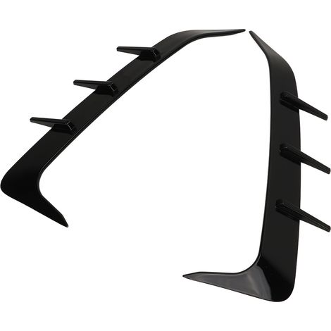 Pare-chocs arrière Spoiler 2 Pièces Noir Brillant Bas Prise Air Cadre Garniture pour X6 G06 M Sport 2019-2023 (1/5)