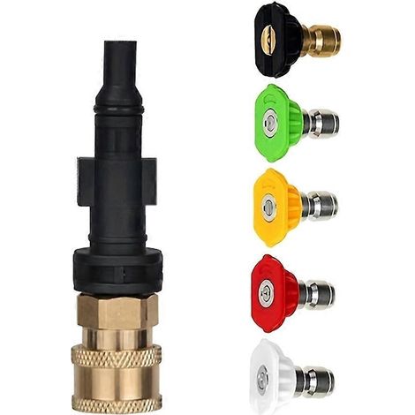 Adaptateur Ă connexion rapide pour outil Ă eau haute pression 1/4 Quick Connect -- (1/5)