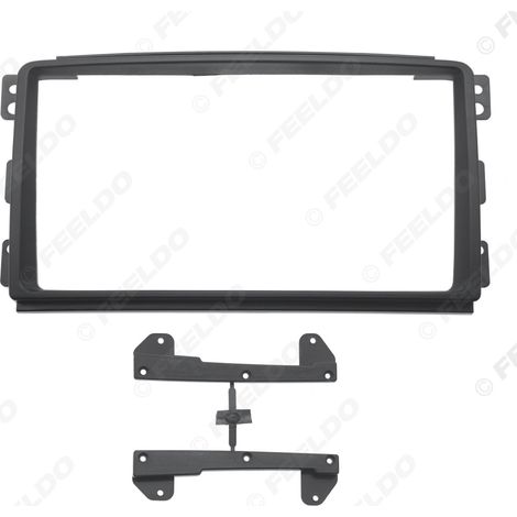 Compatible avec le châssis de modification du système de navigation Android des Mercedes-Benz Smart (2005-2010), le panneau audio-visuel et le cadre grand écran de 9 pouces.