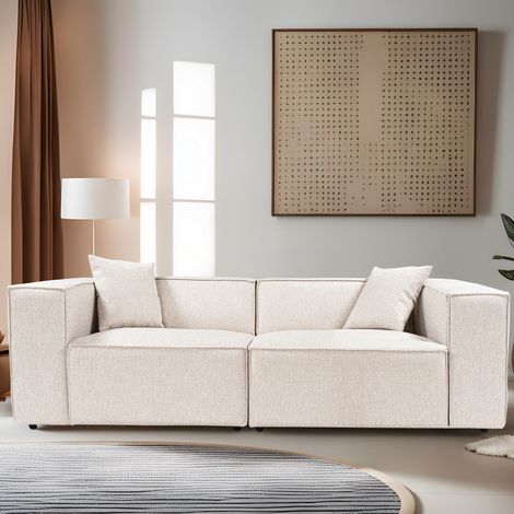 2-Sitzer-Sofa Lora Hellbraun (1/5)
