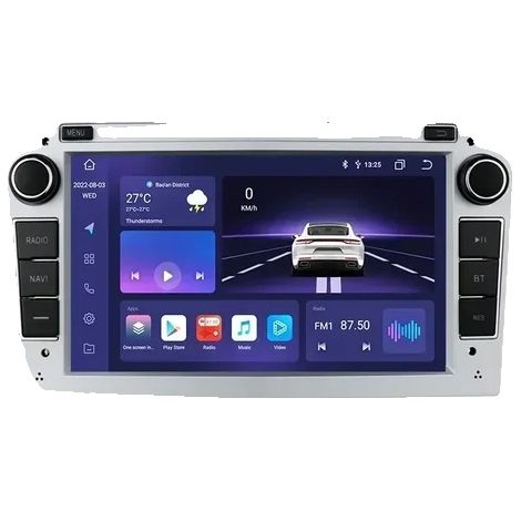 Autoradio Stéréo, 128 Go de ROM, Android 12 OS, Argent S4 (1/2)