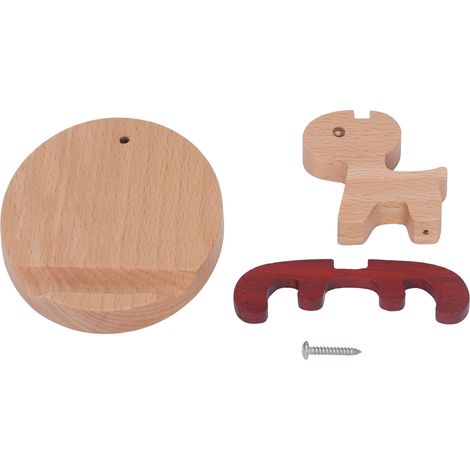 2-teiliger Handyständer aus Holz, in Hirschform, dekorativer, multifunktionaler Tischständer (1/5)