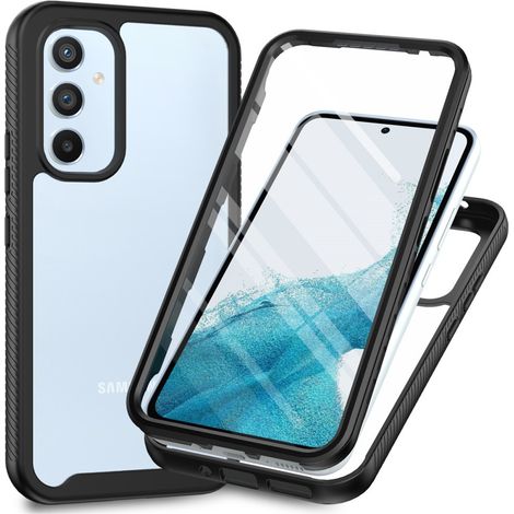 Étui pour Samsung Galaxy A34 5G, antichoc, avec film protecteur, noir (1/5)