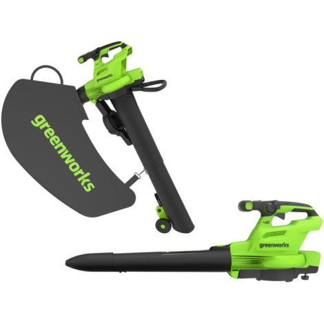 SOFFIATORE ASPIRATORE GREENWORKS 48V GD48BVII (1/5)