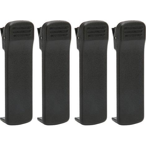 4 pièces Clip Ceinture Radio Résistant, Accessoire de Remplacement pour Motorola CP040 CP140 CP150 CP160, Portatif et Durable (1/5)