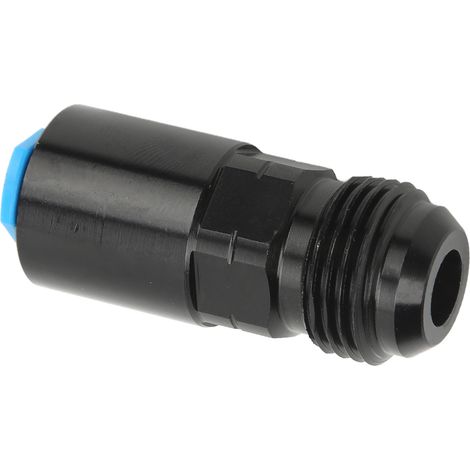 AN-Stecker Schnellanschluss-EFI-Adapter, schwarz eloxierter 6061-T6-Aluminiumstecker AN8-3/8 Zoll (1/5)