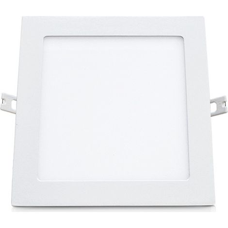 Plafonnier LED Blanc 200 x 200mm 18W 4000K SLIMY MIIDEX 77652 (1/9)