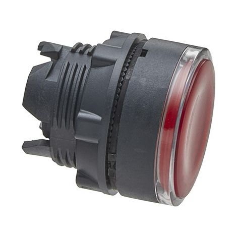 Cabeza pulsador HARMONY XB5 roja Ø22mm con bisel plástico y retorno de resorte. (1/4)