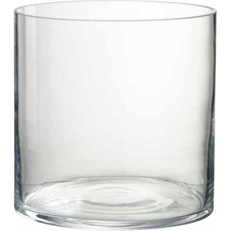 Photophore en Verre "Buoma" 21cm Transparent
