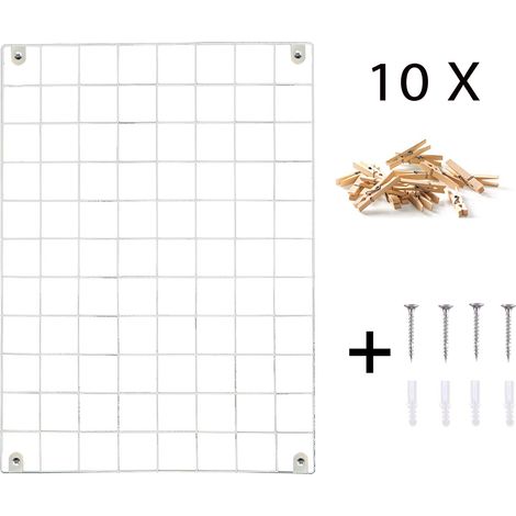 Accesorio decorativo de pared de metal Accessory Blanco (1/5)