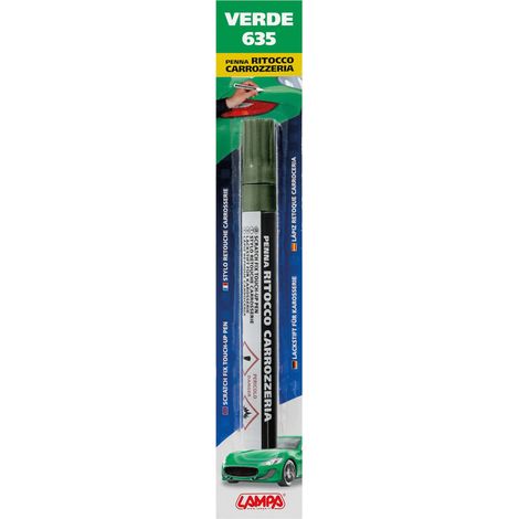 Penna ritocco carrozzeria - Verde - 635