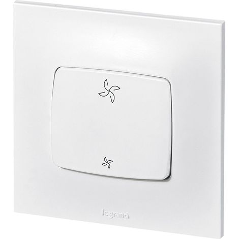 Legrand - Commande pour VMC Neptune - 10A - bornes automatiques - Blanc