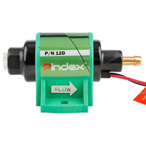100 % neue, leistungsstarke universelle elektrische Kraftstoffpumpe für Diesel und Benzin, 12 V, Fördermenge 35 GPH, Niederdruck 4–7 PSI, 5/16" Durchmesser (1/4)