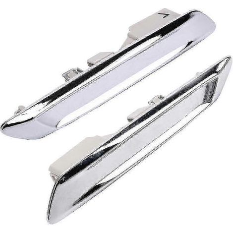 Enjoliveur chromé d'aile avant gauche/droite pour BMW F10, F11, 528I, 535I (numéro de modèle 51137336646) (1/5)