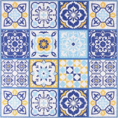 Tapis de douche 60x60 cm, PVC luffa, drainage, impression numérique. - Tapis de douche 60x60 cm, PVC luffa, drainage, impression numérique. (1/5)