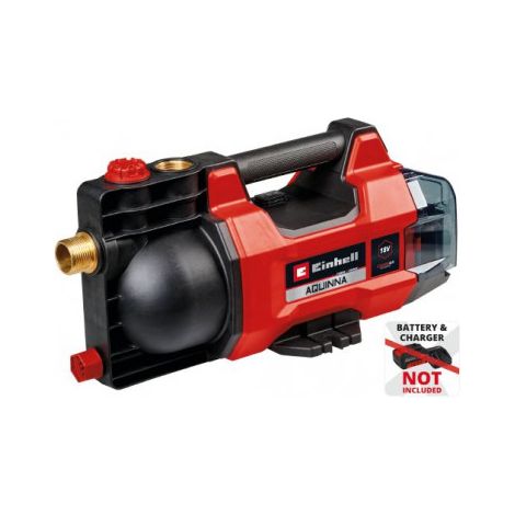 Einhell Bomba de jardín con batería AQUINNA 18/28 Power X-Change, 18V, caudal máximo 2800 l/h, altura máxima 25 m, modo ECO/BOOST, protección contra heladas, sin batería